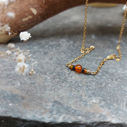 Short Necklace - Carnelian