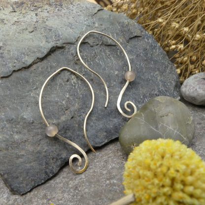 Spirals with Moonstone