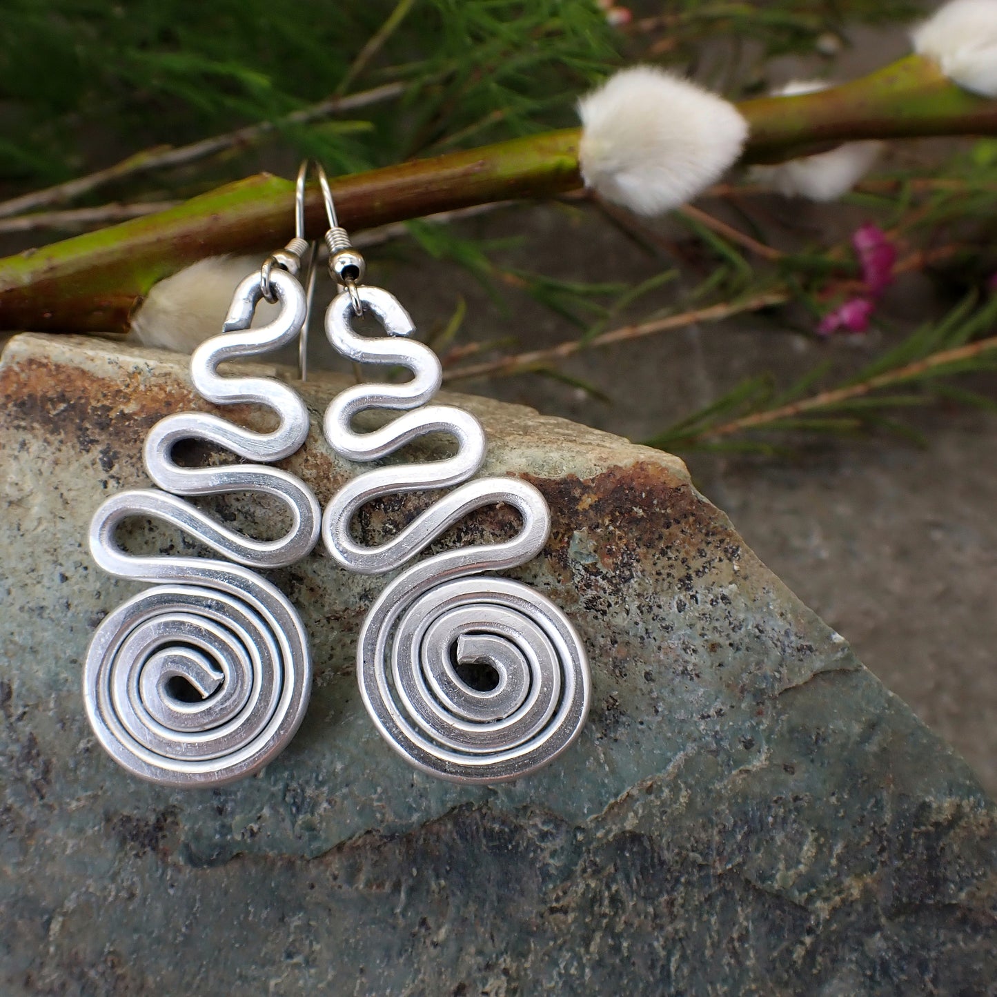 Spiral Earrings Alu